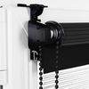 Doppelrollo Klemmfix ohne Bohren 50x210 cm Schwarz Duo Rollo Klemmrollo Sonnenschutzrollo Fensterrollo für Fenster & Türen Zebrarollo Seitenzugrollo Bild 2