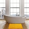 MSV Badteppich Badvorleger Duschvorleger Chenille Hochflor Badematte 60x90 cm – Safran Bild 5
