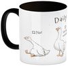 speecheese Tasse Gilbert die Gans Kaffeebecher in schwarz mit Spruch Daily Mood Bild 2