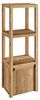 Wandregal Holz Wildeiche massivum Sydney 1-türig 31x90x25cm Hängeregal Badregal Küche Flur Bücherregal klein Regal mit Tür Bild 5