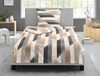 Irisette Biber Bettwäsche 2 teilig Bettbezug 155x220 cm Kopfkissenbezug 80x80 cm Nubis 8221-80 kiesel Bild 2