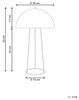 Tischlampe MOPAN Metall Blau Bild 3