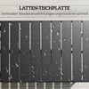 Outsunny Beistelltisch Rechteckig Kaffeetisch Outdoor (Gartentisch, 1-St, Outdoor-Couchtisch), Wetterfest und pflegeleicht Bild 5