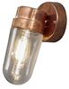 Vega Wandleuchte kupfer E27, Kupfer/Glas Bild 1
