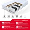 Matratze 180x200 Taschenfederkern 7 Zonen Kokos HOME DOUBLE 21 cm Premium H3 H5 Bild 4