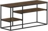 Furinno Moretti Modern Lifestyle TV-Ständer für Fernseher bis zu 50 Zoll, Columbia-Walnuss Bild 4