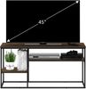 Furinno Moretti Modern Lifestyle TV-Ständer für Fernseher bis zu 50 Zoll, Columbia-Walnuss Bild 3