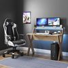 Montreal - Schreibtisch, Gamingtisch, Computertisch, mit Bildschirm-Ebene, artisan eiche Bild 2