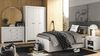 Bett Terni Einzelbett 127x207x88,5cm silbergrau Bild 2
