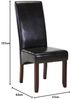 Vente-unique - ROVIGO Stuhl Kunstleder Braun - B 63 cm x H 107 cm x L 47 cm Bild 2