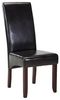 Vente-unique - ROVIGO Stuhl Kunstleder Braun - B 63 cm x H 107 cm x L 47 cm Bild 3