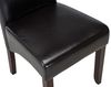 Vente-unique - ROVIGO Stuhl Kunstleder Braun - B 63 cm x H 107 cm x L 47 cm Bild 4