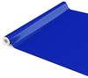 ANRO Tischdecke abwaschbar Wachstuch-Tischdecke Gartentischdecke (Einzelstück 1-tlg), wasserabweisend Einfarbig Blau Rund 100cm Bild 3