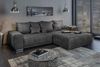 riess-ambiente Fußhocker ELEGANCIA 110cm grau (Einzelartikel, 1 St), Microfaser · mit Ziersteppung · für Sofas · Modern Design Bild 4