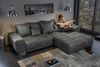 riess-ambiente Fußhocker ELEGANCIA 110cm grau (Einzelartikel, 1 St), Microfaser · mit Ziersteppung · für Sofas · Modern Design Bild 5