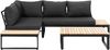 greemotion Lounge-Set Rio, 2-teilig, mit Teakholz-Teilen, Gartenmöbelset aus Aluminium, Loungemöbel-Set Bild 2