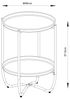 Tabletttisch Sandefjord Stahl 57,5x40 cm Gelb [en. casa] Bild 2