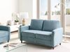 Sofa 2-Sitzer MARE Stoff Blau mit Stauraum Bild 2