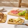 Praknu Schneidebrett Praknu Schneidebrett Holz 3er Set - Vielseitig und Robust, Bambus, (3er-Set, 3-St), Größen Bild 5