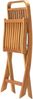 Dehner Balkonset Klappstuhl Lima, 86 x 42 x 59 cm, natur-farben, stabil und platzsparend, aus FSC®-zertifiziertem Akazienholz Bild 2