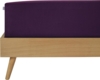 Schiesser 'Flexi' Spannbettlaken mit Gummizug, Jersey / Elasthan, Aubergine, 180x200 cm