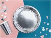 partydeco Pappteller, Pappteller rund 23cm Silber 6er Set Bild 2