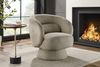 riess-ambiente Drehsessel BOSSA NOVA taupe (Einzelartikel, 1-St), Wohnzimmer · Bouclé · 360° drehbar · Scandinavian Design Bild 2