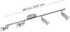 Eglo 92598 Spot BUZZ-LED Stahl nickel-matt GU10 max. 4X2,8W L:68,5cm B:6,5cm 3000K schwenkbar Bild 3