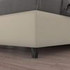 Dmora Wohnzimmer TV-Ständer, Made in Italy, TV-Ständer mit 3 Türen und Regalen, 240x45h52 cm, Glanzweiß und Ahornfarbe Bild 5