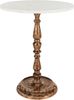 SAFAVIEH Modern Accent Table with Wooden , in Antique Copper and White, 50 X 50 X 60.96 Bild 2