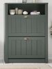 Schuhschrank Forres in grün Landhaus 80 x 112 cm Bild 4