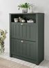 Schuhschrank Forres in grün Landhaus 80 x 112 cm Bild 5