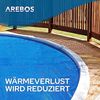 Arebos Solarabdeckplane Pool Solarfolie/Abdeckung, Rund Ø 5 m, Solarplane Stärke 400 µm, Maße Durchmesser: 5 m Bild 5