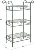 Safavieh Modern Metall Außenregal, Antikes Dunkelgrün Bild 2