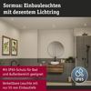 Paulmann 92250 LED Einbauleuchte Sormus 10cm 3er-Set IP65 rund chrom Bild 4