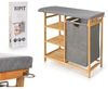 Kipit Regal Regal aus Bambus mit Bügelbrett und Wäschekorb BAMY, 111 x 34 x 82 cm Bild 4