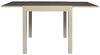 HOME DECO FACTORY, HDO7319, ausziehbarer Gartentisch Haria, Elegantes Design, ideal für Mahlzeiten im Freien, Abmessungen 80x80 cm bis 160 cm, beige Farbe Bild 5
