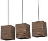 LEDVANCE Decor Karton-Quadrat-Pendelleuchte 3XE27 Braun Bild 4