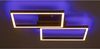 Rabalux 71032 LED Deckenleuchte LUDANO 40W Metall mattschwarz, Kunststoff weiß 2700-6500K L:41cm B:46cm H:6,5cm dimmbar mit Fernbedienung Bild 3