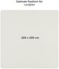 Laleni 2er-Set Spannbettlaken Laufgitter quadratisch 100x100 cm - Oeko-Tex Zertifiziert, 100% Baumwolle, atmungsaktives Spannbetttuch Jersey Baby, 135 g/m², Elfenbein Bild 2