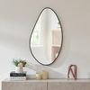Wandspiegel Orland 82x46 cm Schwarz [en. casa] Bild 2