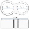 Coemo Türgriffstopper 12er Set Türklinkenpuffer Türstopper Tür-Puffer Transparent Schutz von Möbel und Wänden Bild 3