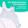 Babyschlafsack HONEY | mitwachsend & atmungsaktiv : 62/68 Ice Stars Bild 3