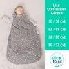 Babyschlafsack HONEY | mitwachsend & atmungsaktiv : 62/68 Ice Stars Bild 5
