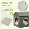 PawHut Tierbett Katzenhaus, Polyester, BxLxH: 43,5 x 39 x 40,5 cm Bild 3