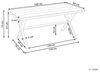 Gartentisch Metall Taupe TIANO Bild 3