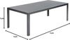Primaster Gartentisch Pero 220 x 100 x 74 cm Alugestell Tisch Esstisch Bild 3