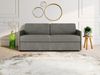 Schlafsofa 4-Sitzer CALIFE - Stoff - Hellgrau - Liegefläche: 160 cm - Matratzenhöhe: 18 cm Bild 2