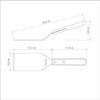 Tramontina 'Landhaus L' Grillwender, Edelstahl silber / Holzgriff, 25 cm Bild 3