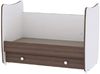 Lorelli 'Dream' Babybett 60x120 cm umbaubar, mit Schaukelfunktion, weiß Bild 4